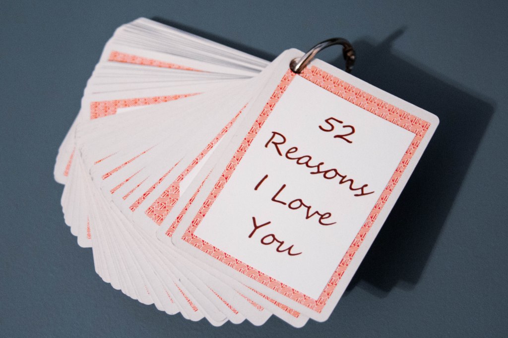 Photo of the DIY Valentine's Day Gift 52 Reasons I Love You